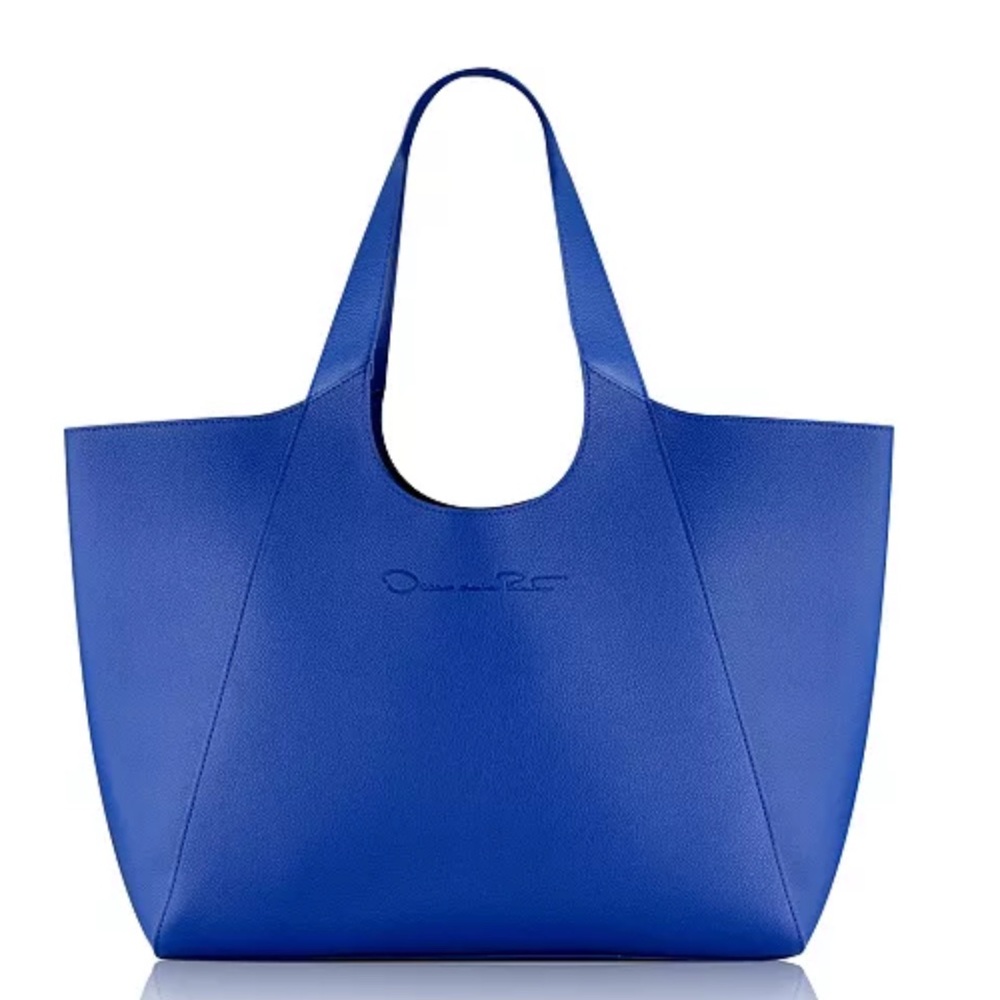 Oscar de la Renta Vibrant Blue Tote